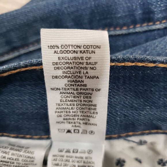 Lucky Brand 363 Straight Men's Size 34x30 Medium Wash Straight Legs Jeans - Picture 6 of 10